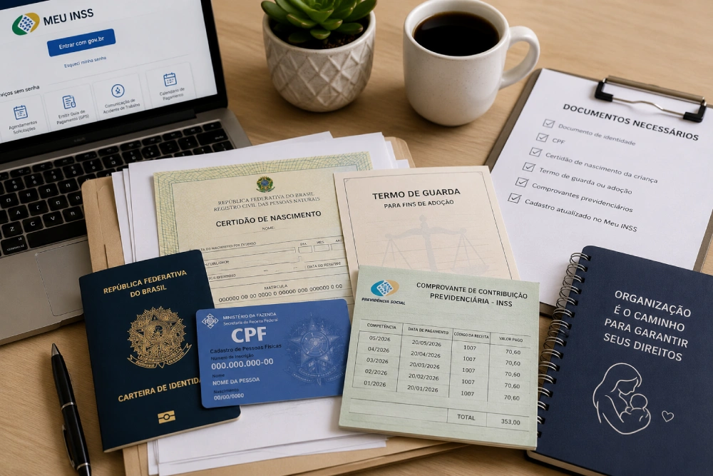 Documentos para benefício