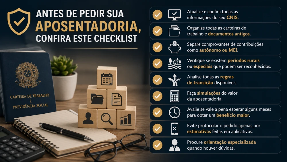 Análise de documentos previdenciários