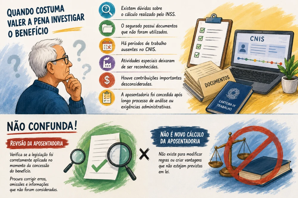 Planejamento previdenciário e revisão de benefício