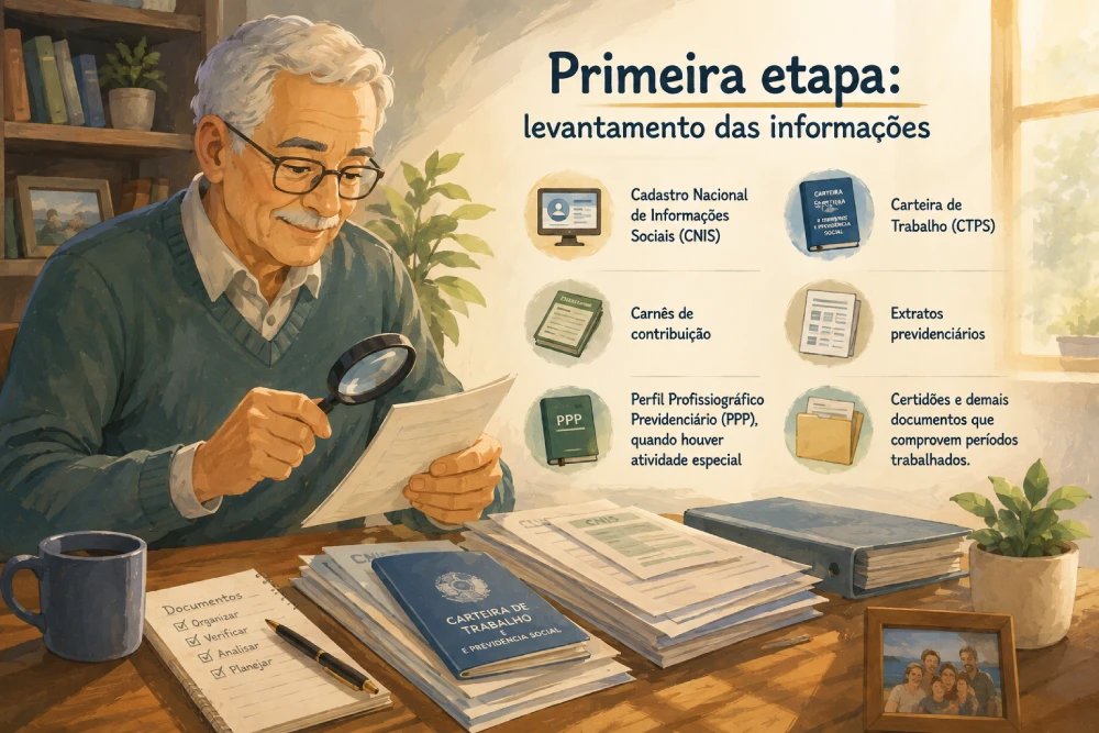Documentos utilizados no planejamento previdenciário