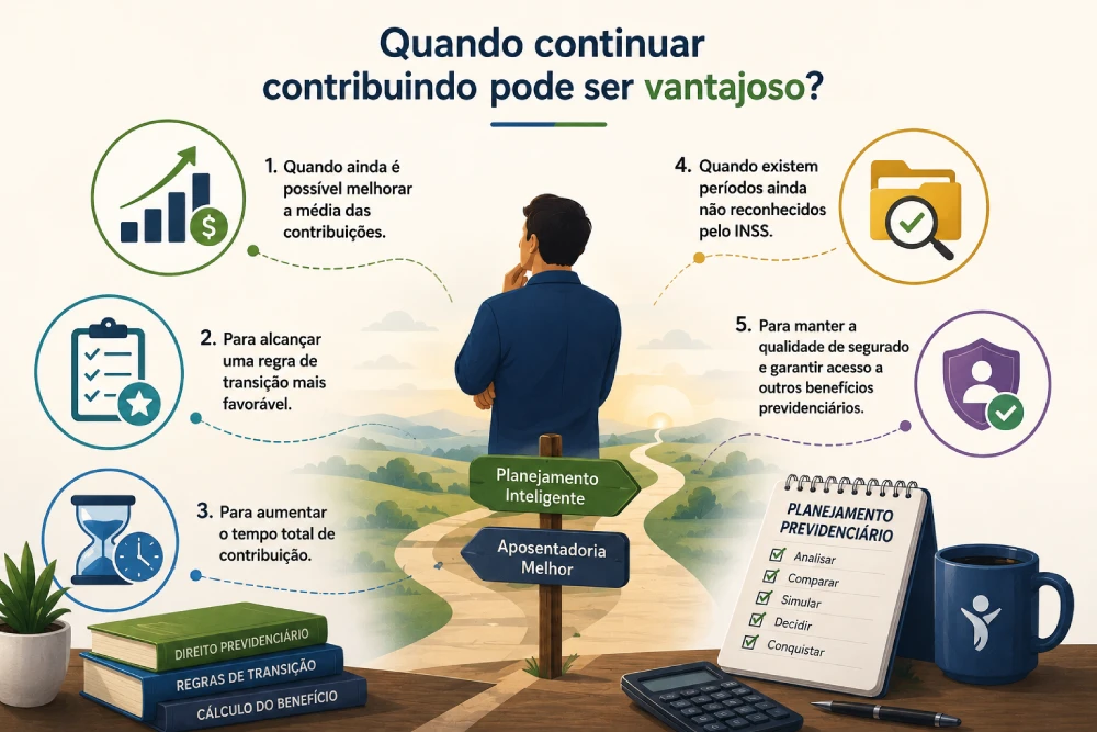 Gráfico representando crescimento do benefício previdenciário