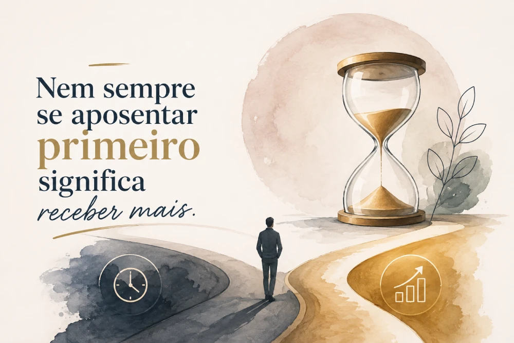 Planejamento financeiro para definir o melhor momento da aposentadoria