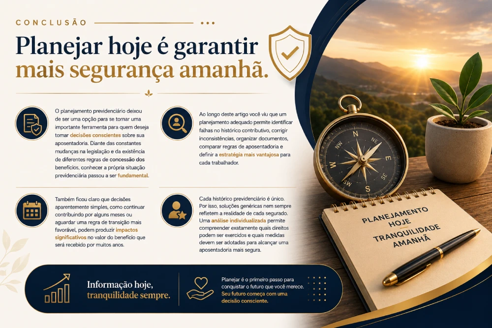 Planejamento previdenciário e segurança financeira