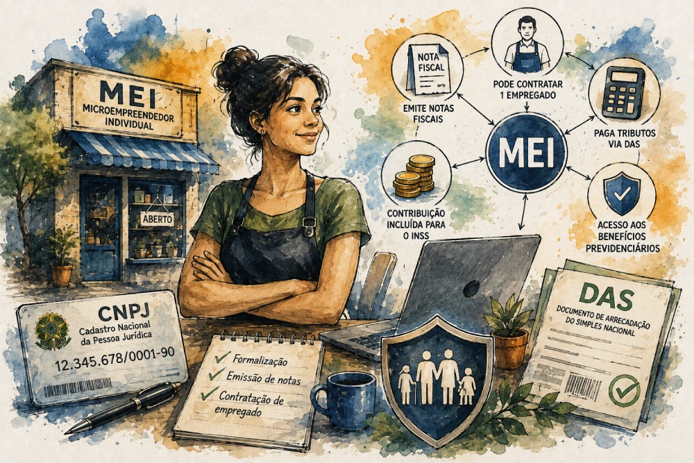 Documento DAS do MEI e planejamento previdenciário