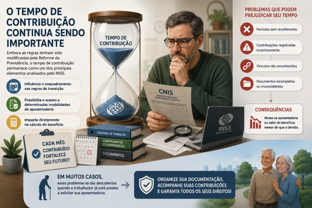 Histórico de contribuições previdenciárias